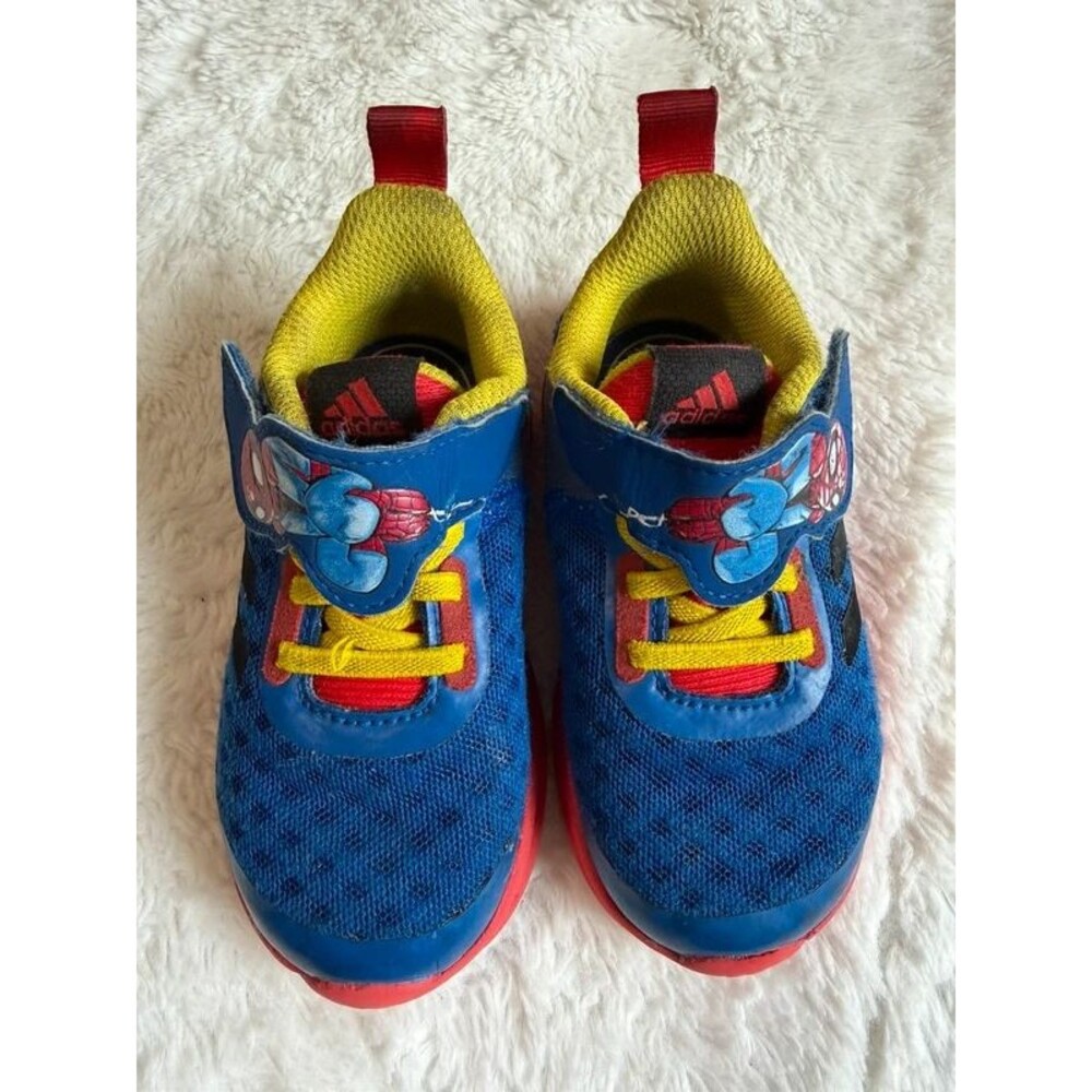 Adidas Marvel Spider-Man Toddler SIZE 7 Athletic Shoes Sneakers